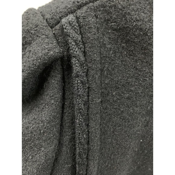 Woodstock By Bernard Wool Hand Knit Cardigan Sweater Button-Up Black Size 40 - Picture 7 of 14